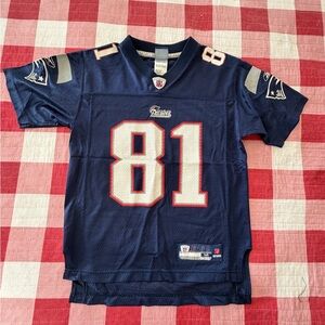 Reebok New England Patriots Randy Moss Football Jersey size youth M 10-12